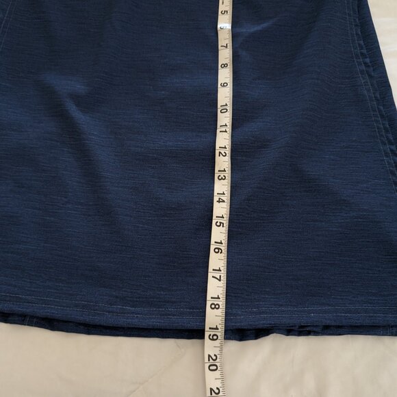 RIPSKIRT Hawaii Women's M Blue Paia Maui Wrap Casual Travel Skirt - Picture 13 of 13